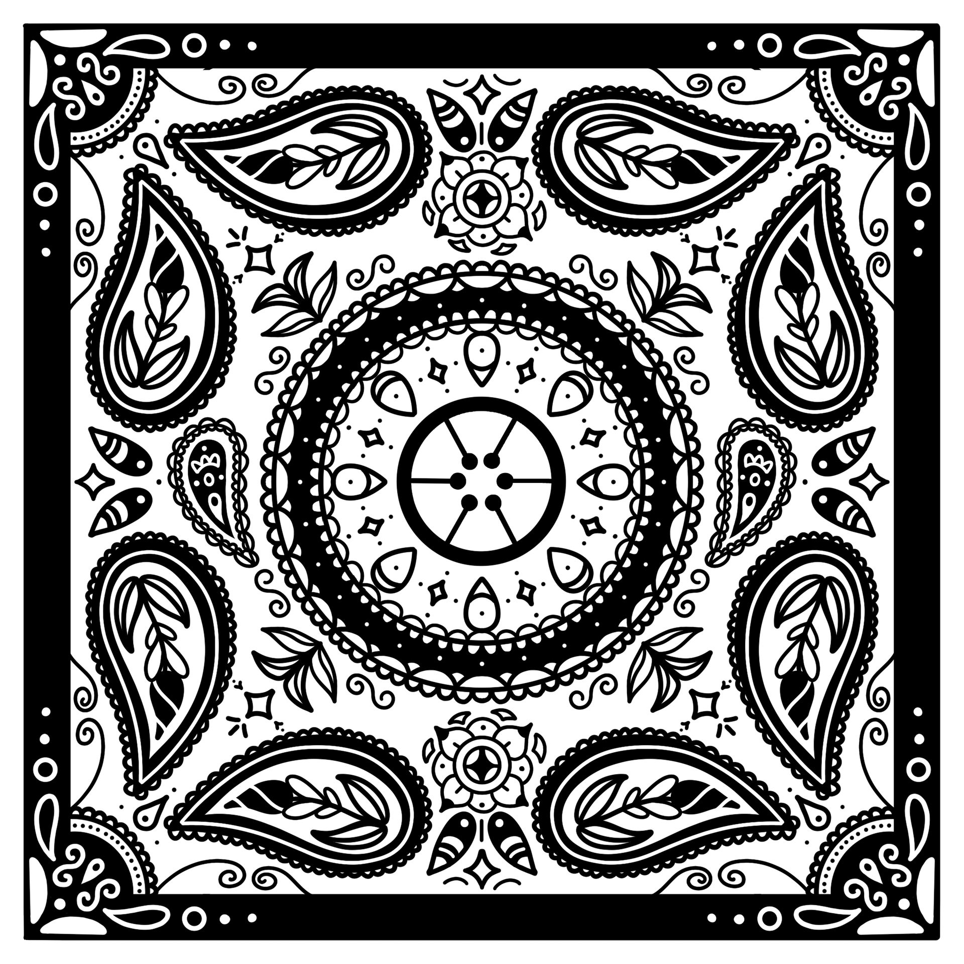 Frontline Arts Bandana Design, 2024
