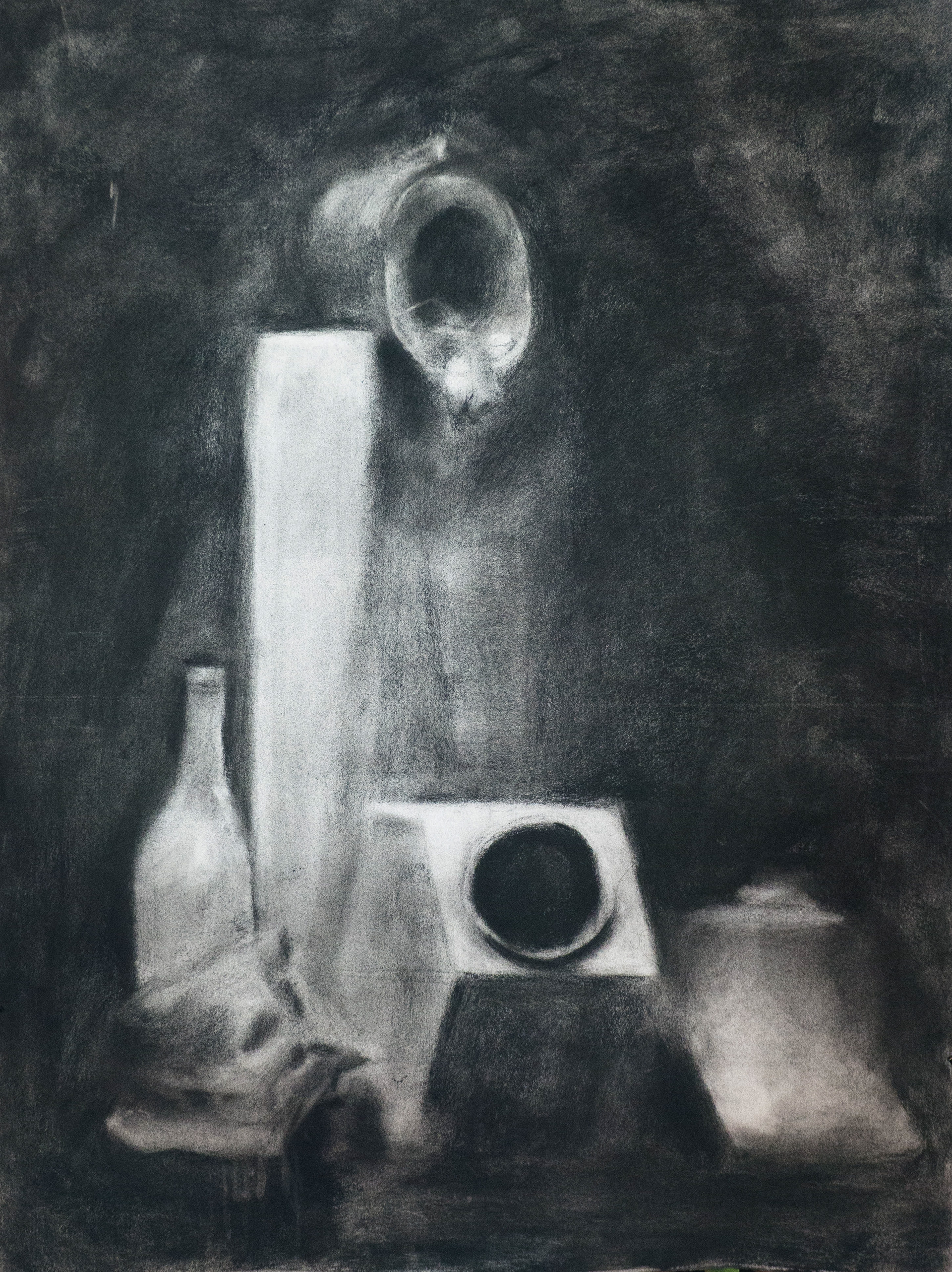 Still Life, 2015, Charcoal on Paper
