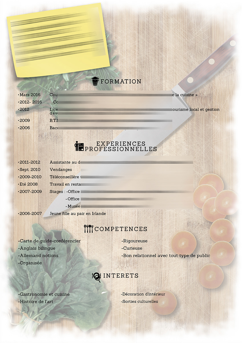 CV Cheffe Cuisinier