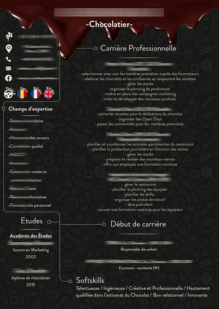 CV Maitre Chocolatier