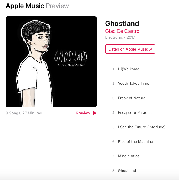 Artwork used in Apple music.