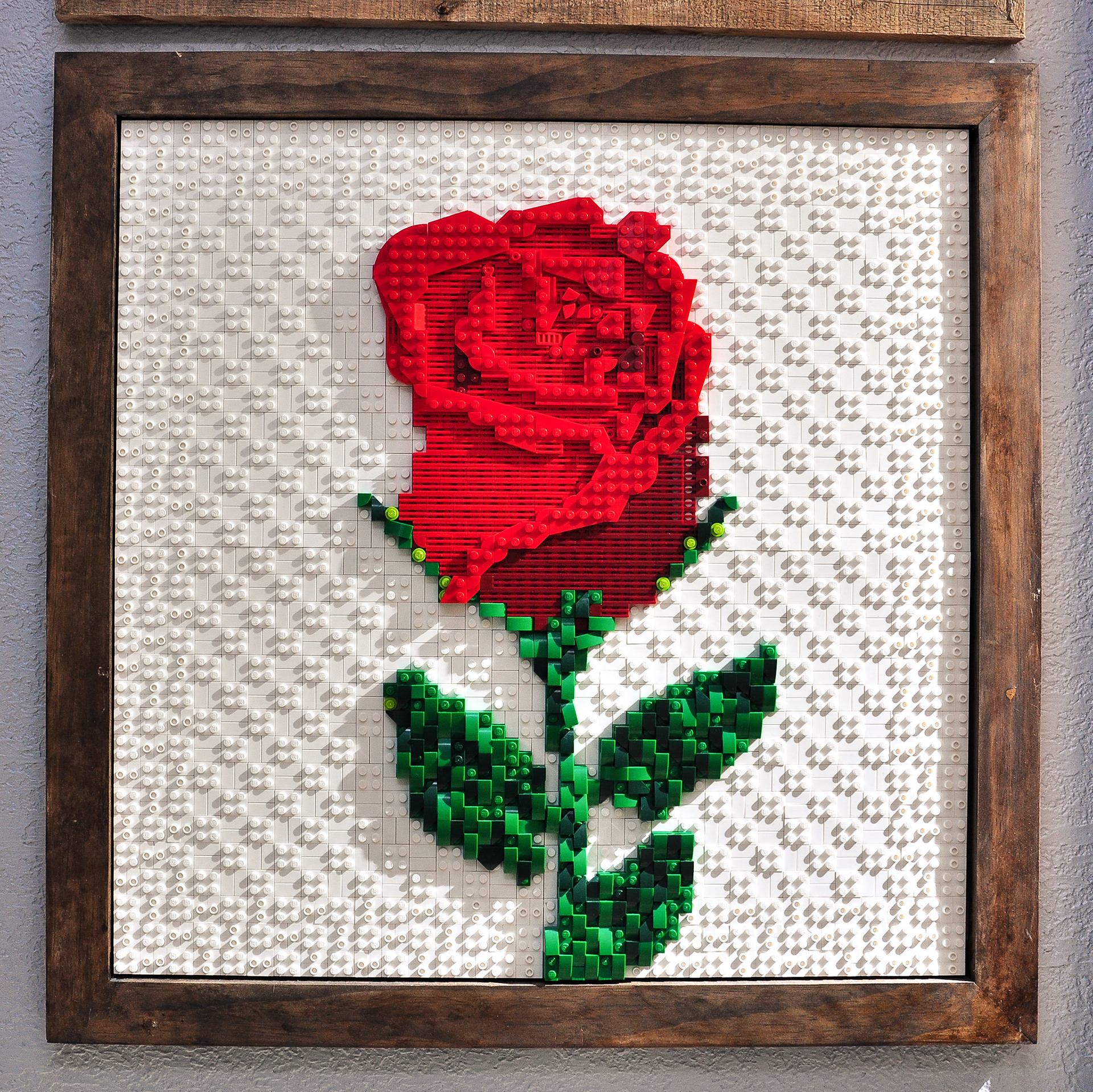 Rose (commission, gift) - December 2019 - 64x64 studs