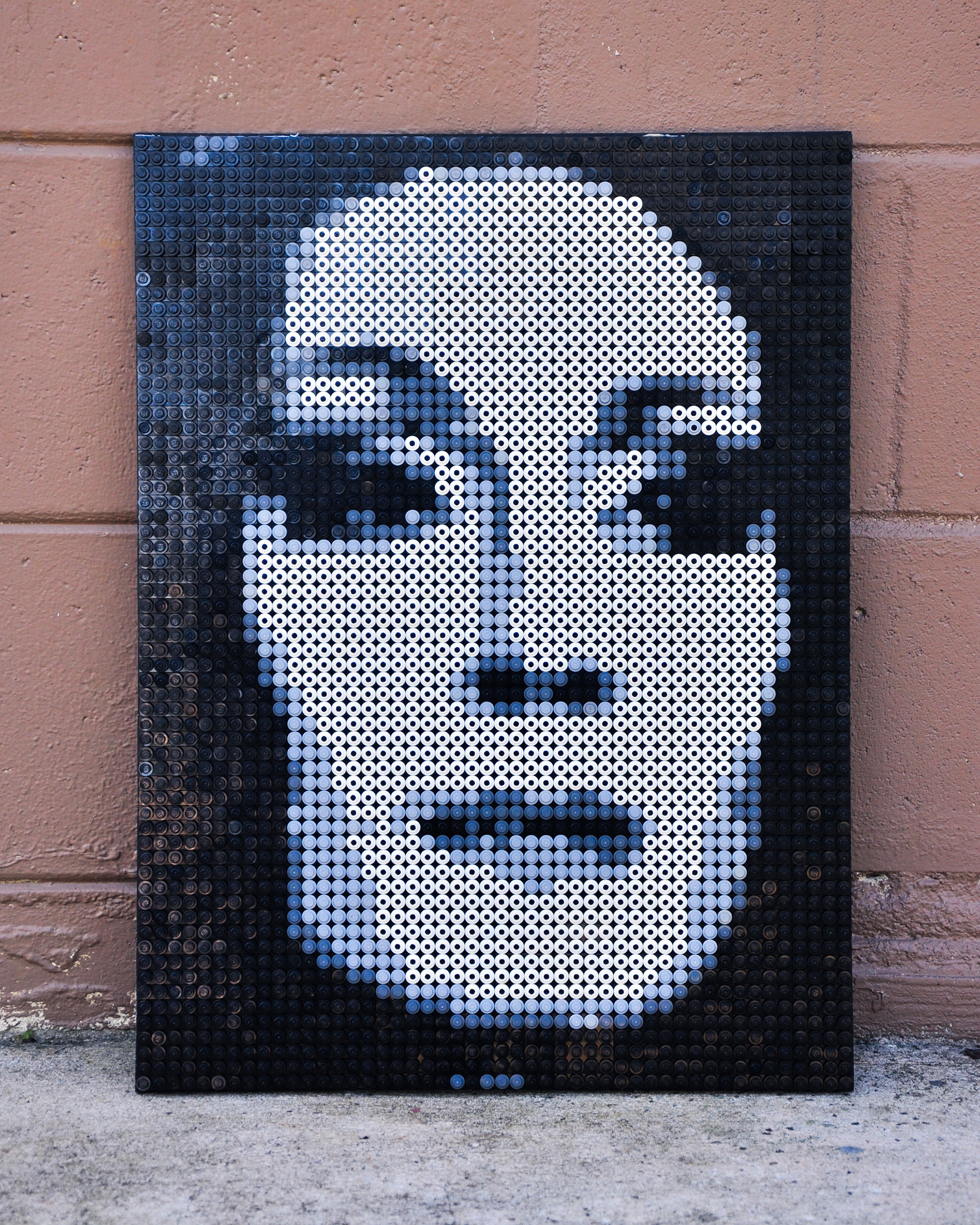 Morticia Addams (commission) - January 2022 - 48x64 studs