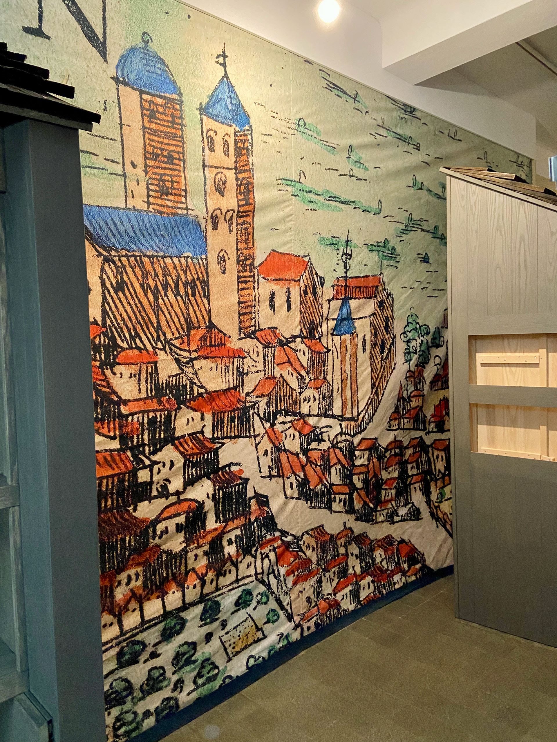 Bilden användes på en 11 meter bred vepa.