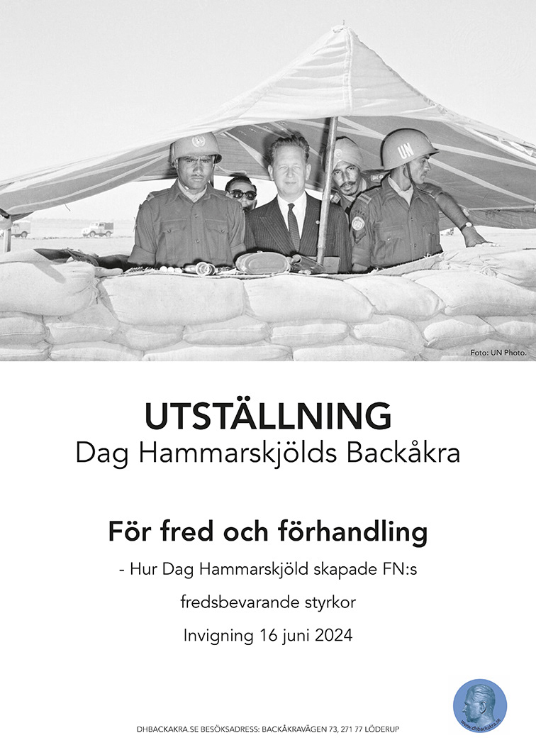 Dag Hammarskjöld - Backåkra