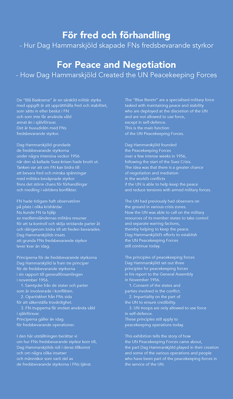 Dag Hammarskjöld - Backåkra