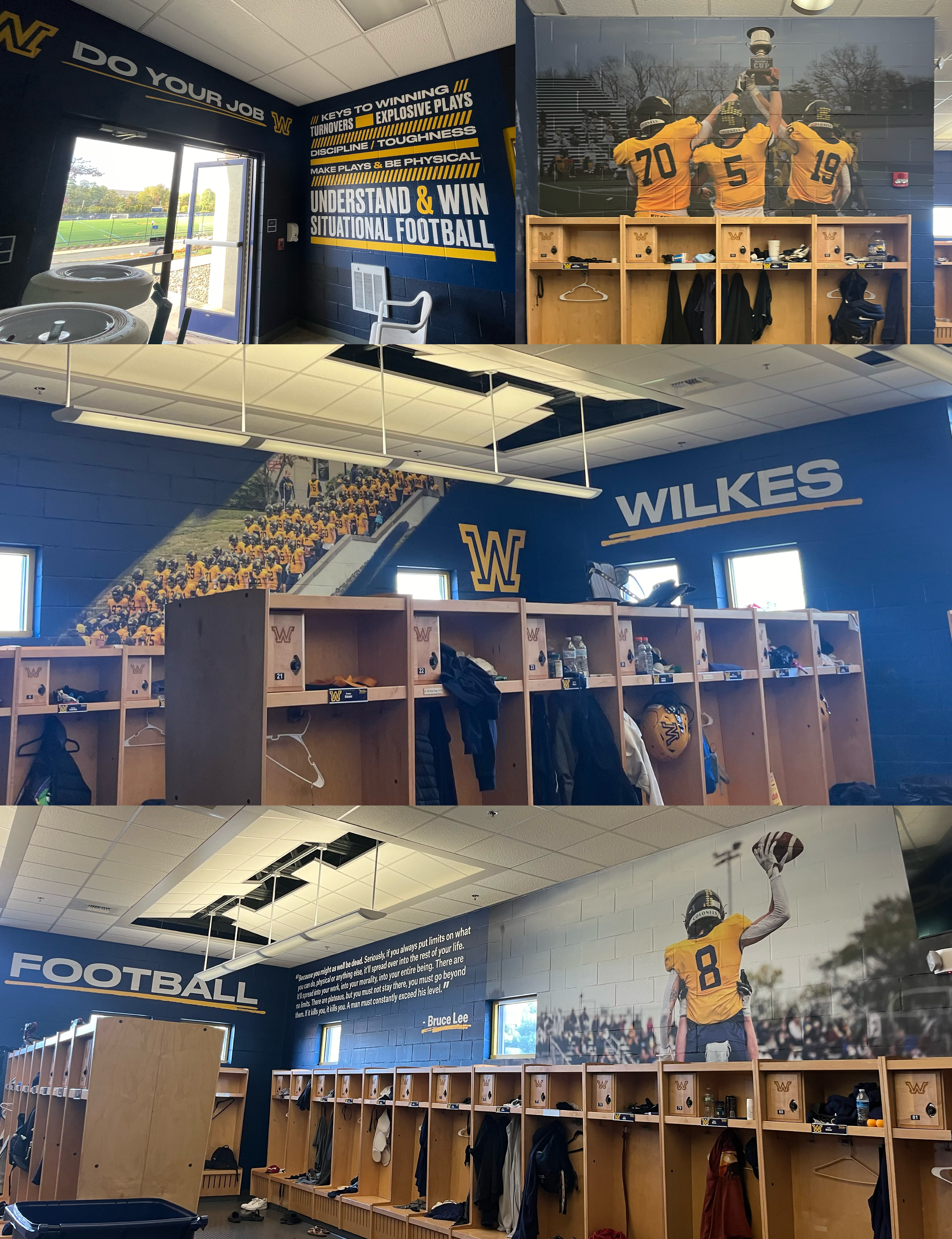 Football Locker Room Vinyls