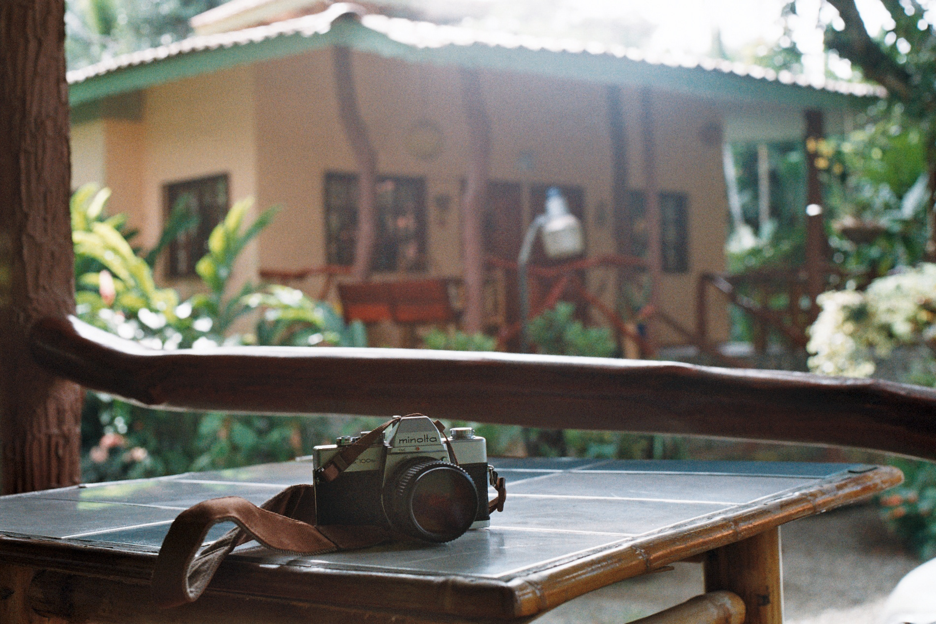 Le Minolta en terrasse au Costa Rica