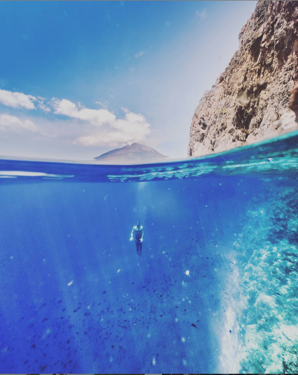 Bagno sullo Strombolicchio