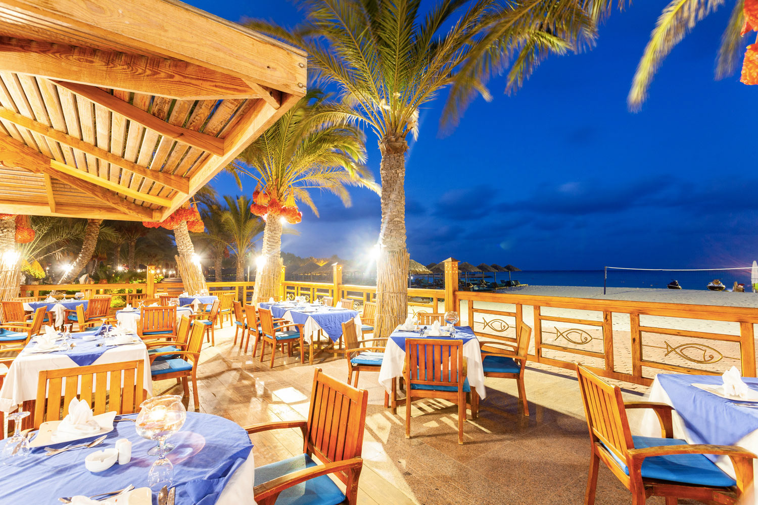 Il ristorante di pesce vista mare