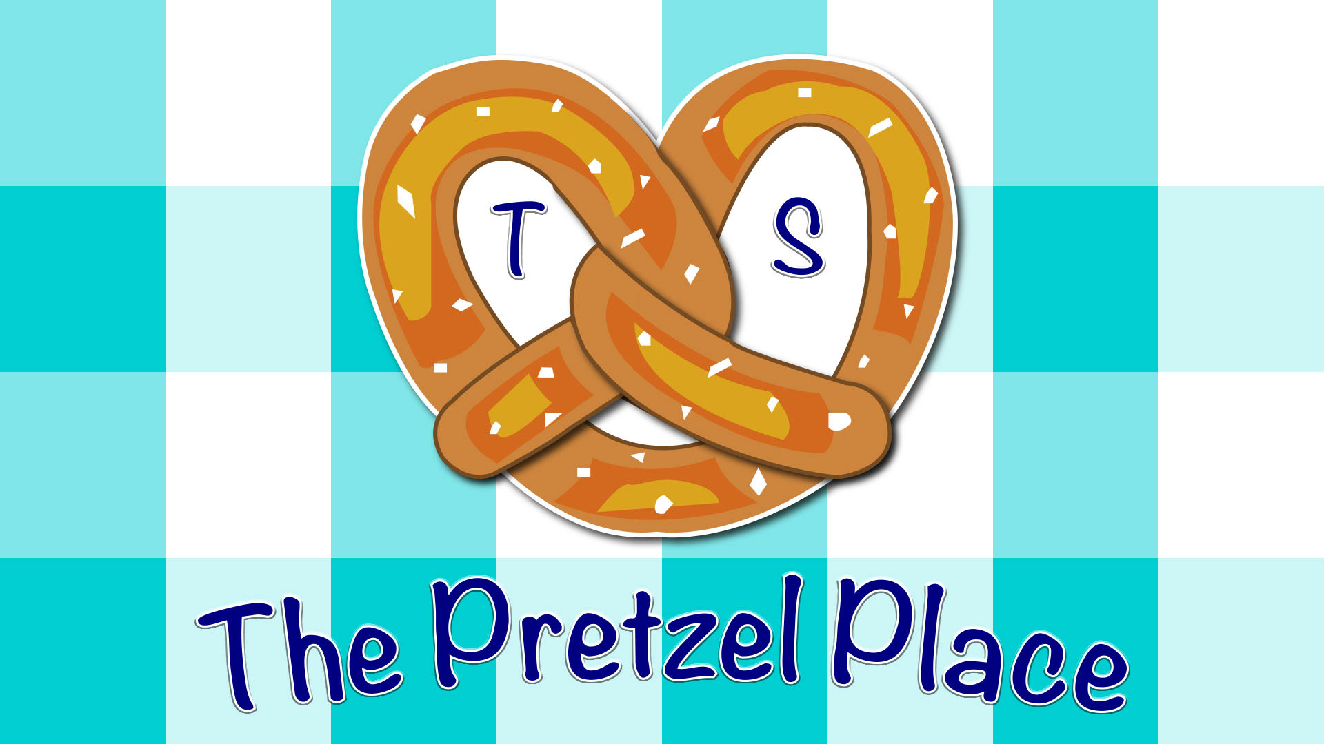 Logo redesign completed for "The Pretzel Place", Bellevue, KY