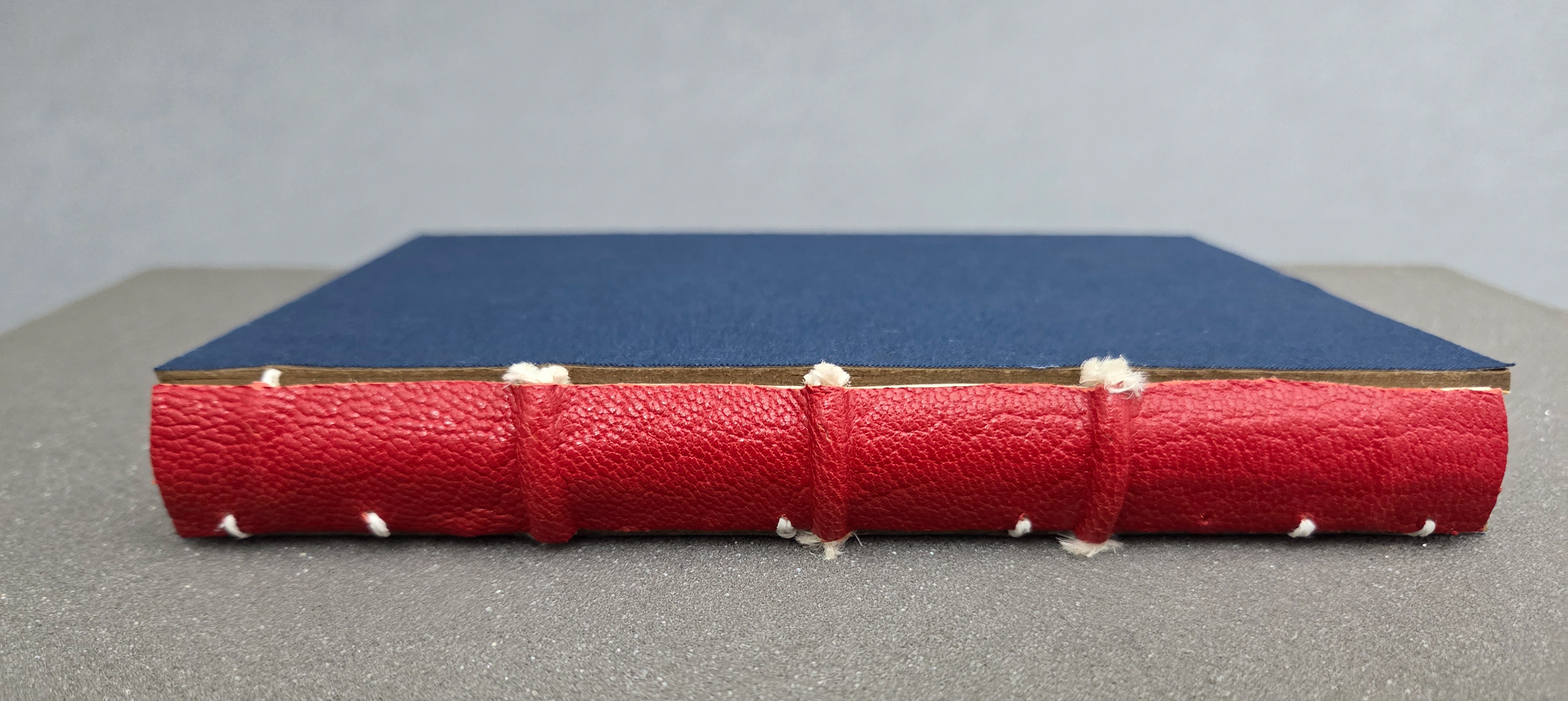 A view of tackets from the spine