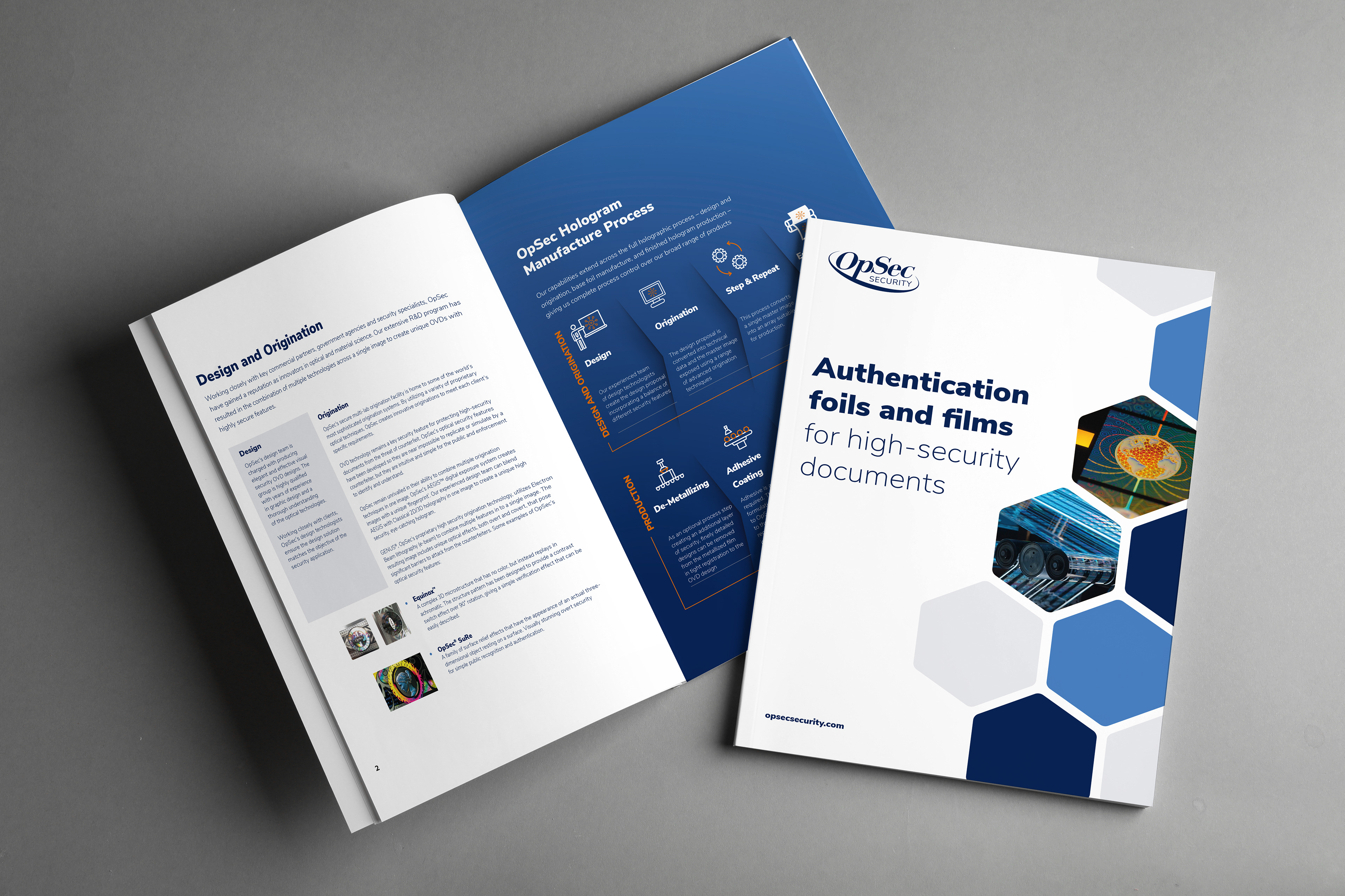 An A4 customer booklet with the old logo but expanded with new branding with fonts and colours