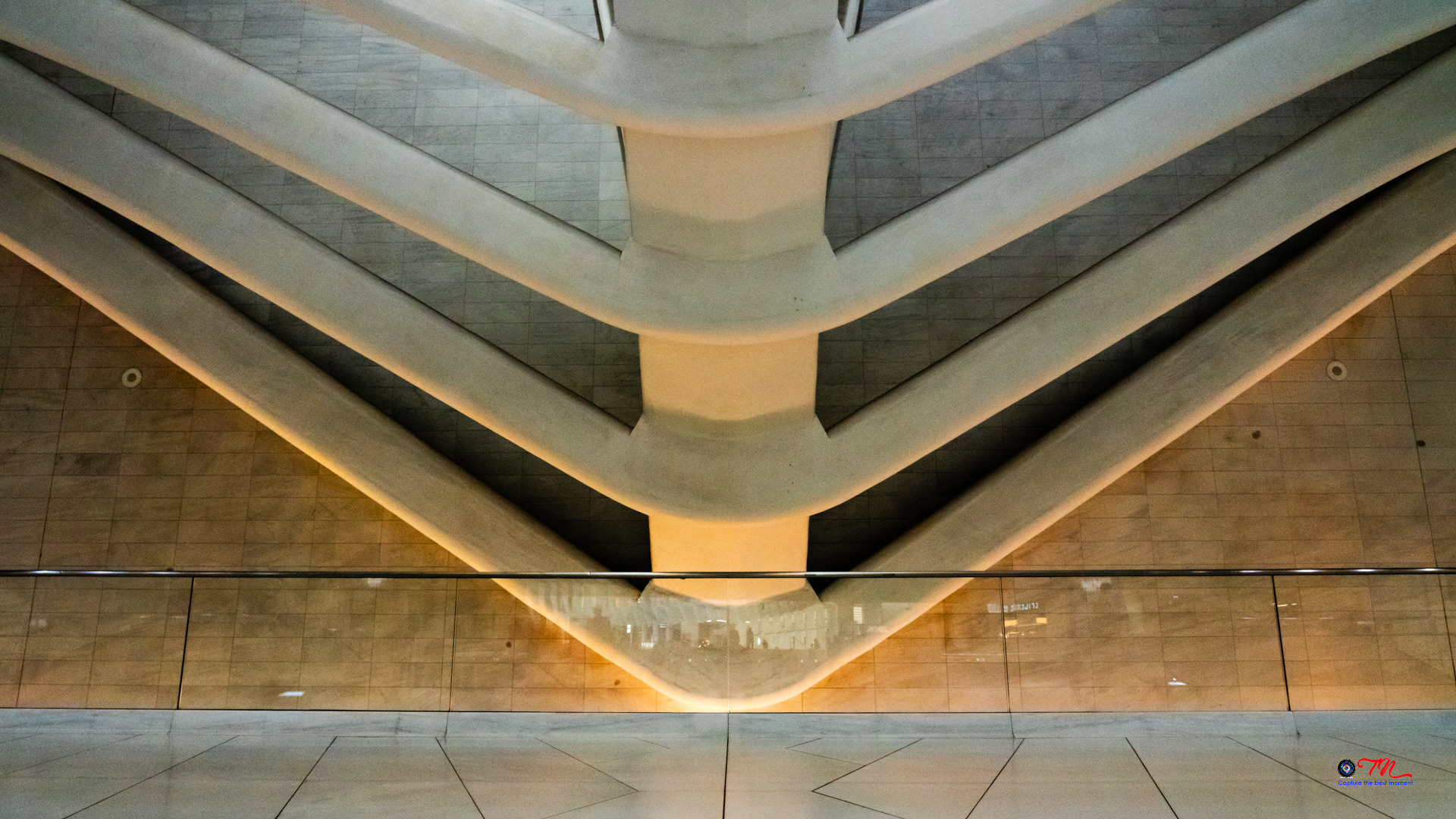 The beauty of the main structure of the transportation hub in NYC, USA (Mar 2024)