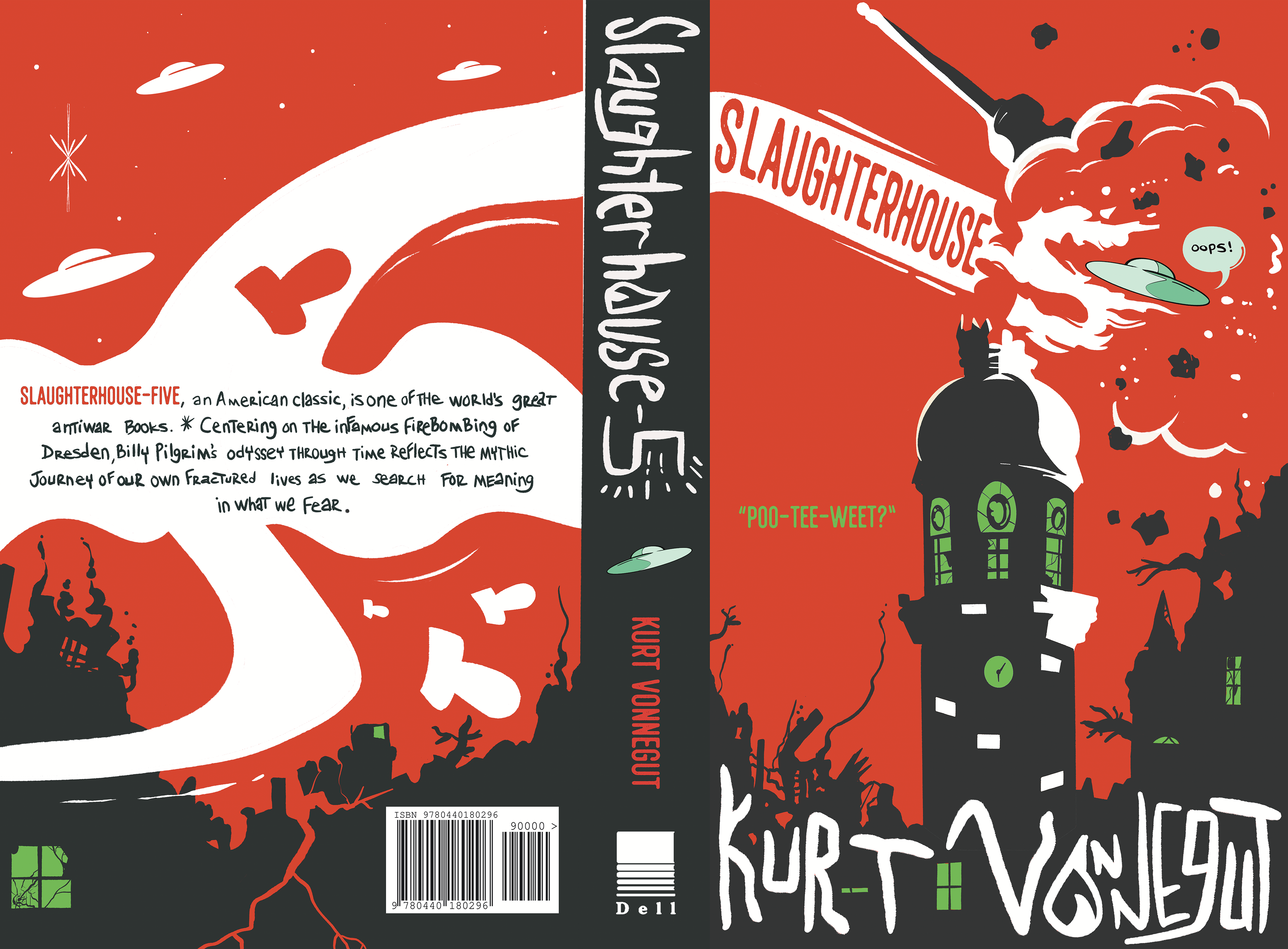 Book Cover Design: Slaughterhouse-Five by Kurt Vonnegut