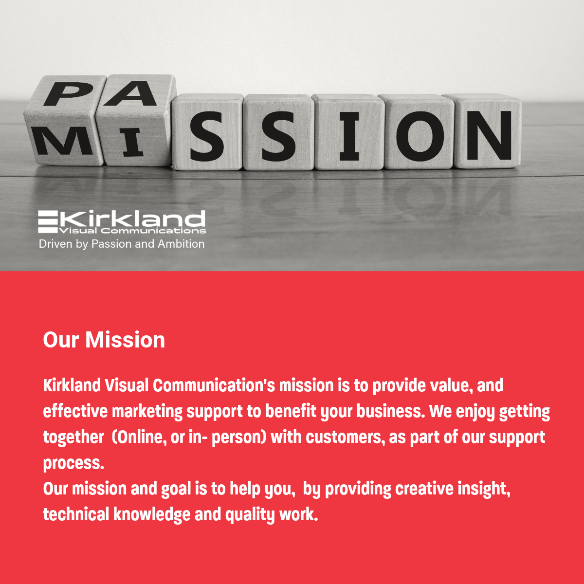 Text about our mission