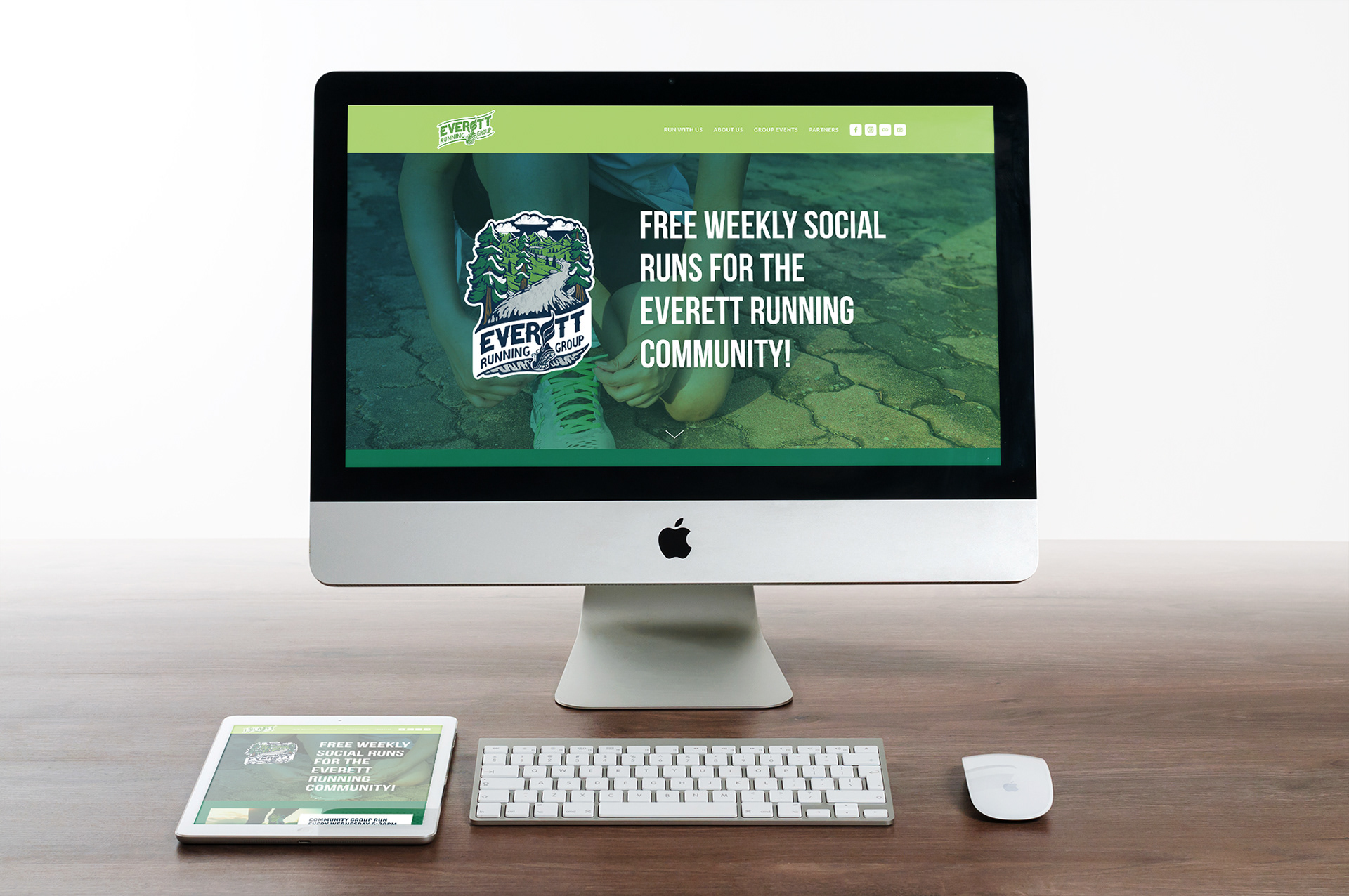 Everett Running Group Responsive Website Design
