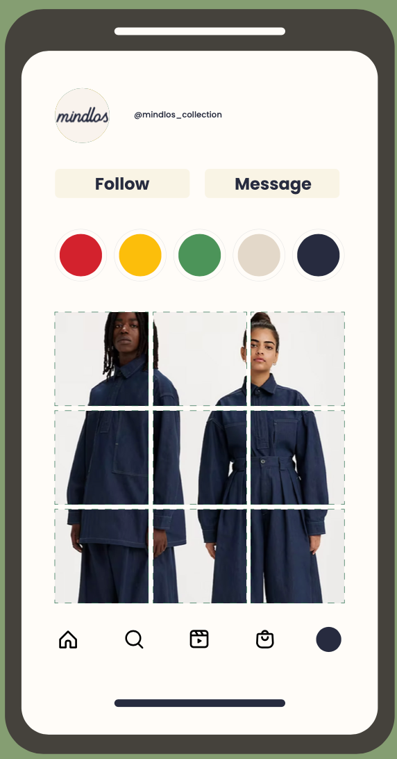Instagram mock up