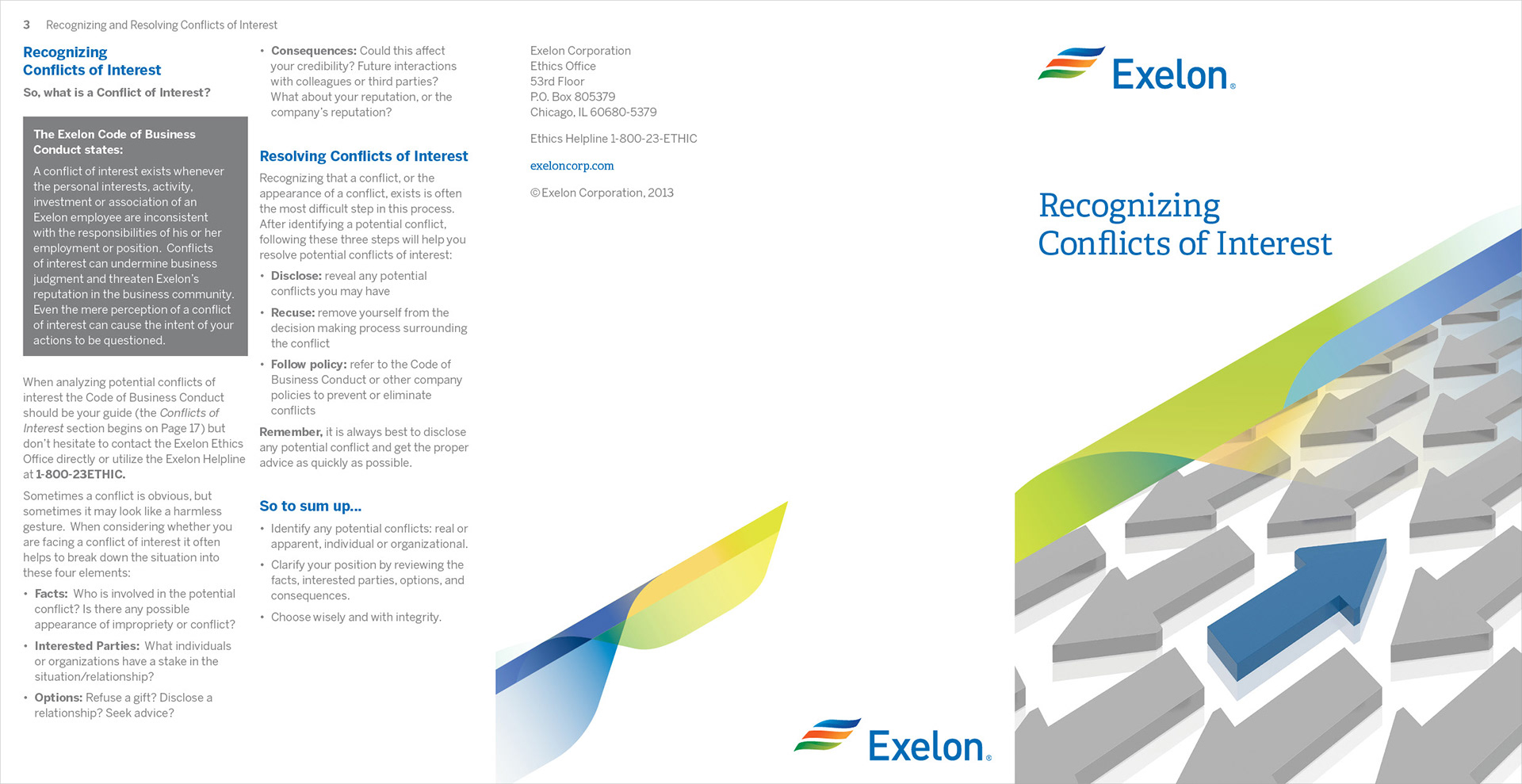 Exelon Conflict of Interest Bro1