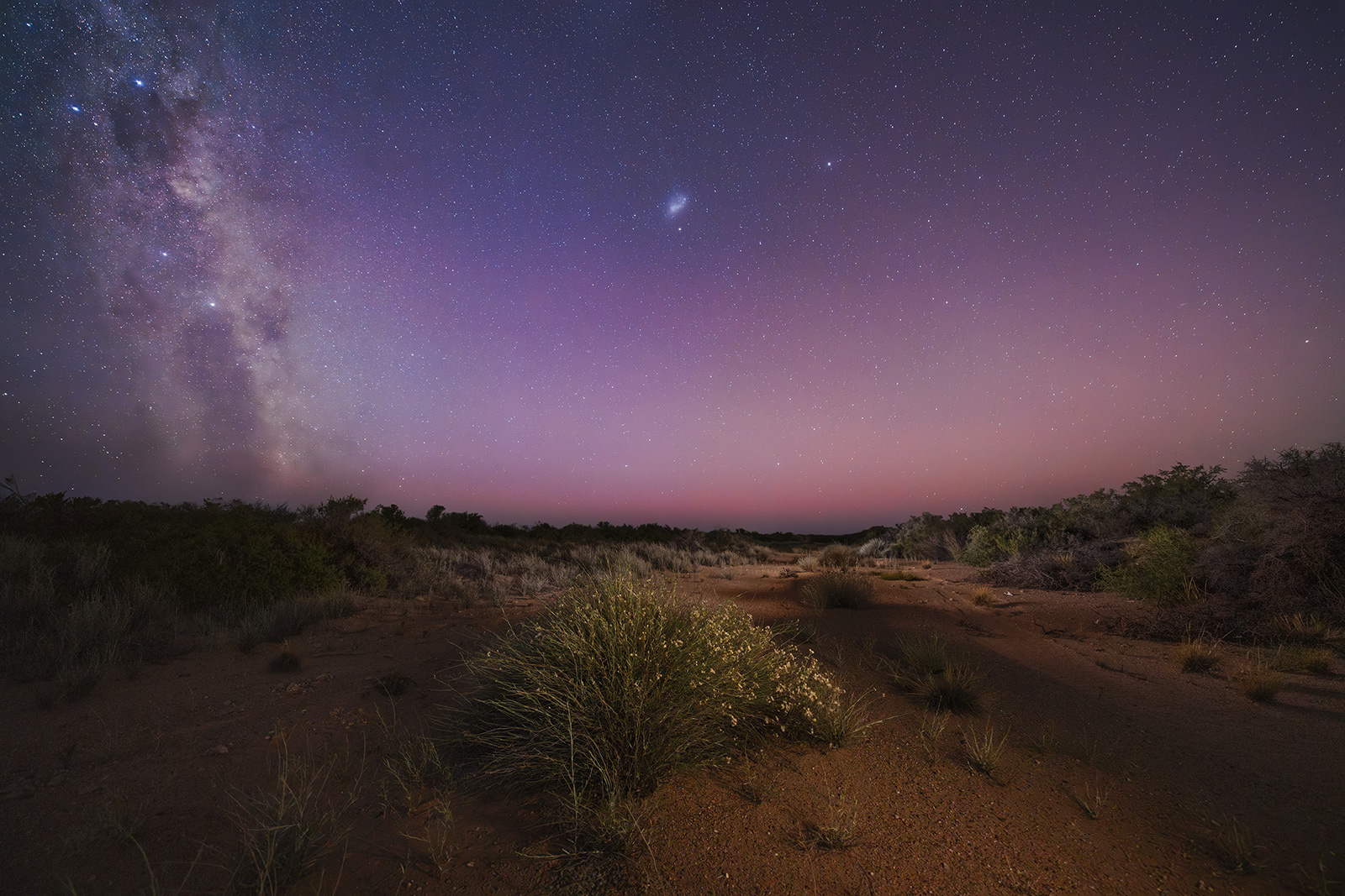 Aurora Austral en ruta 6