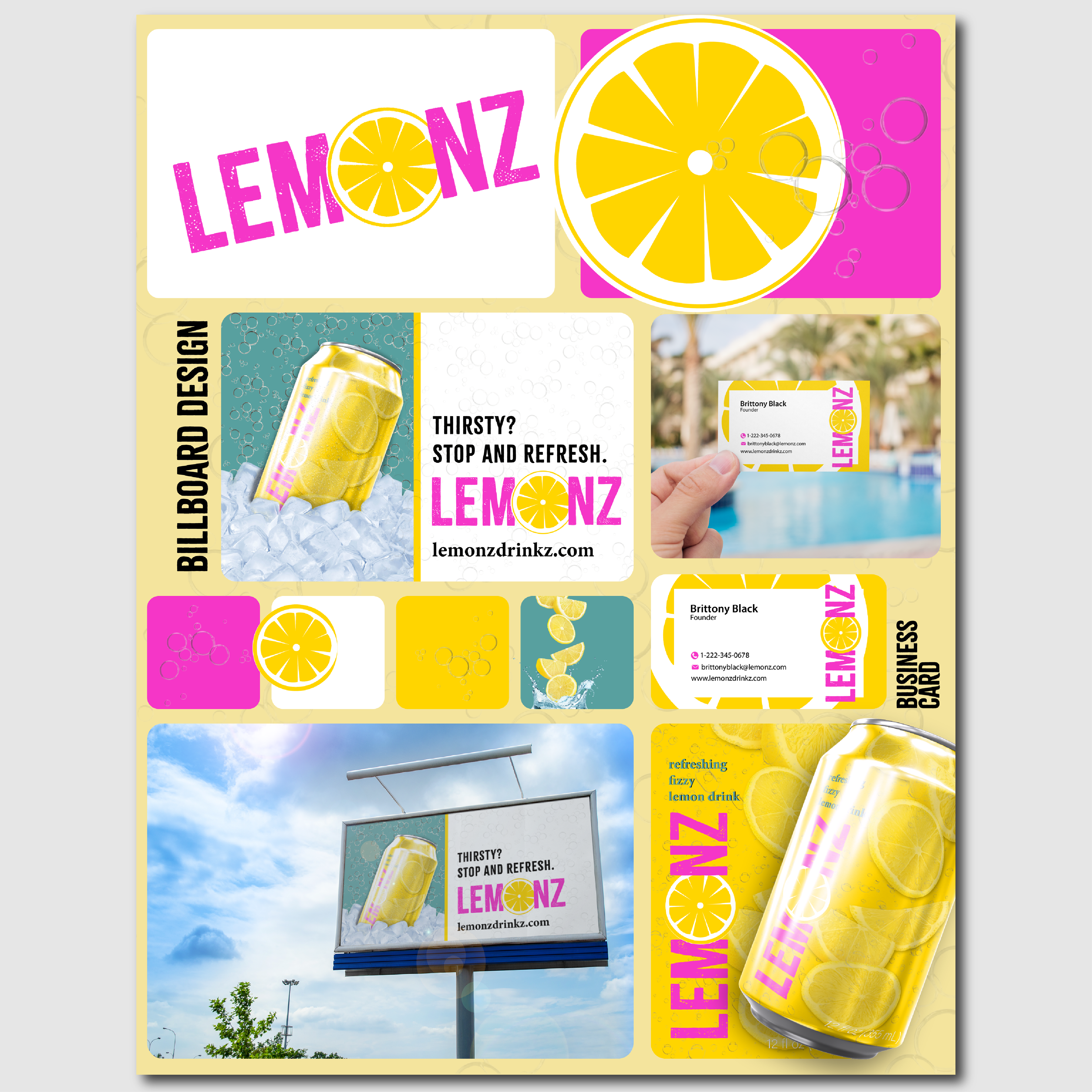 Brand Board for Lemonz