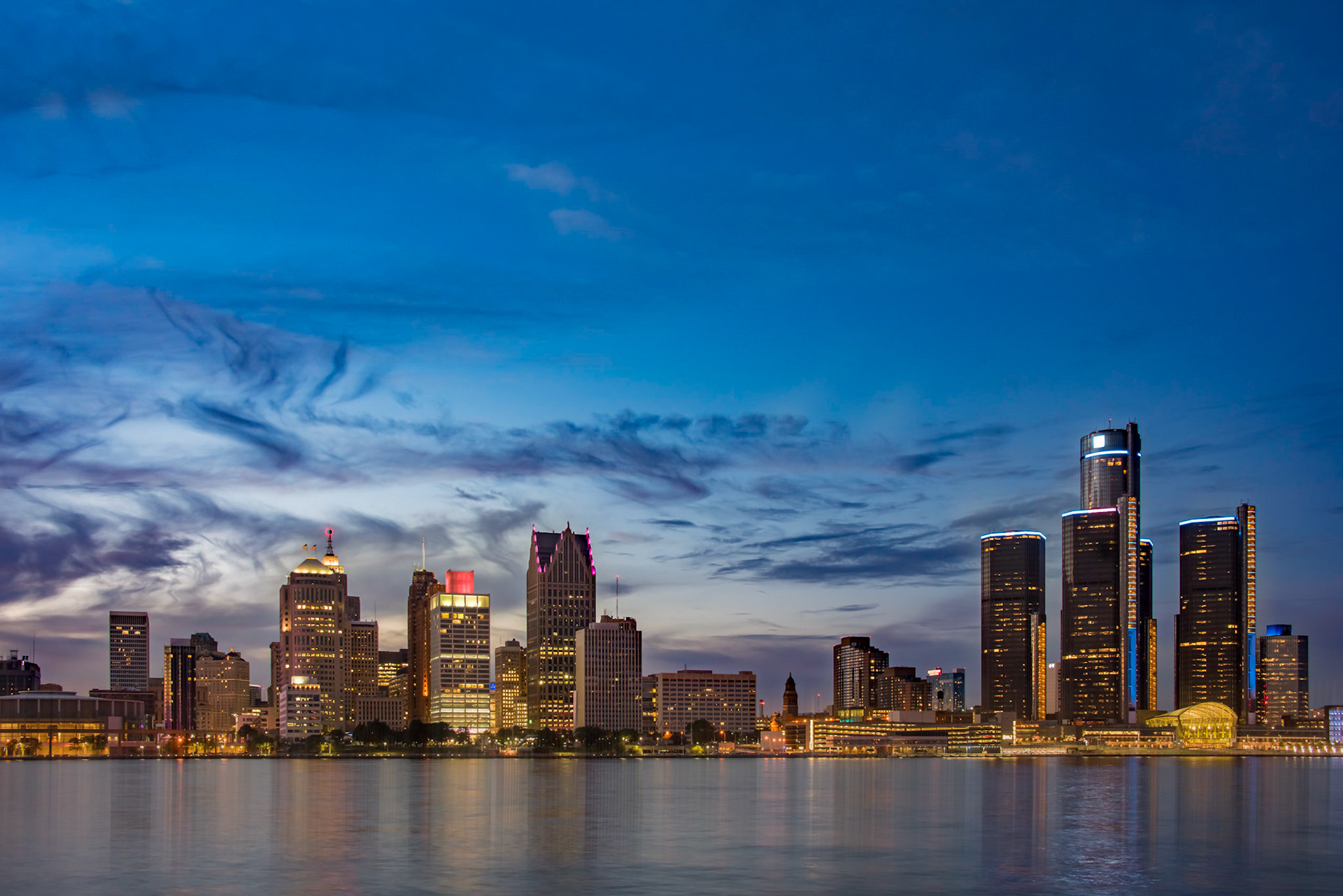 Detroit Skyline 2015