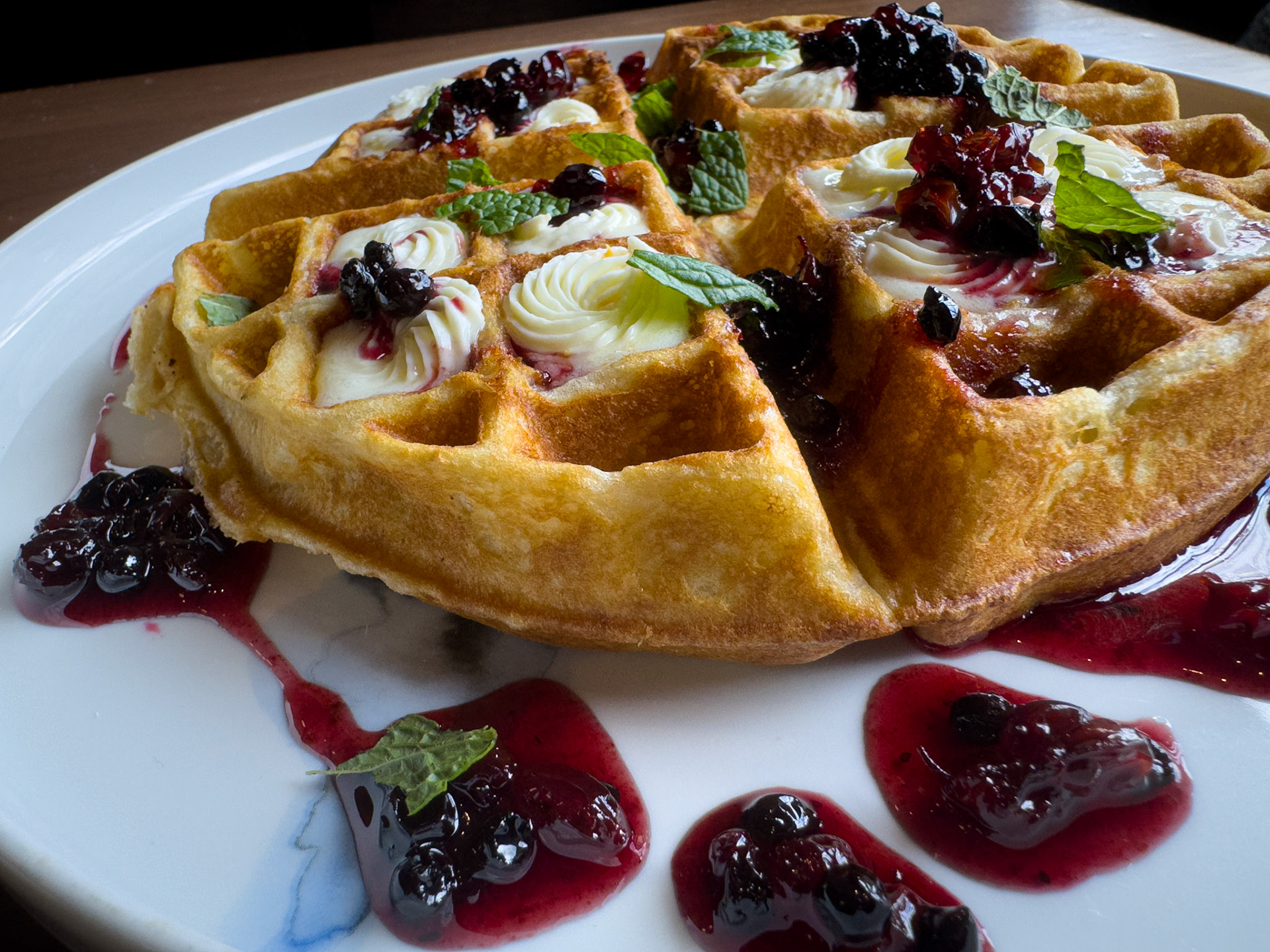 Barberio Osteria’s Buttermilk Waffle