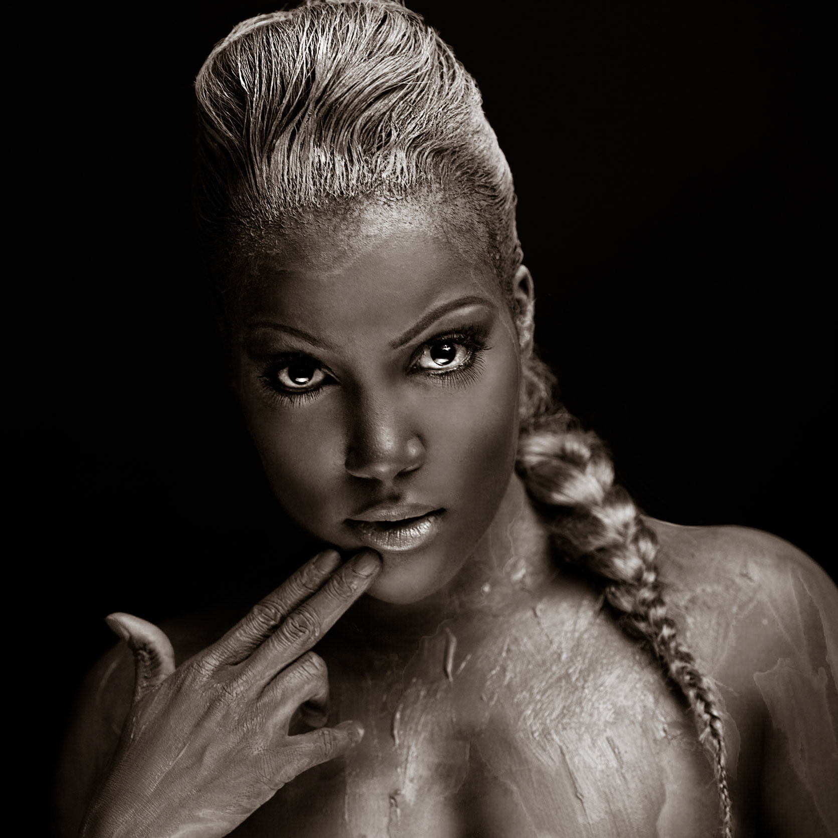 Model: Kandice Lynn, MUA: Cassandra Ward, Pink &amp; White