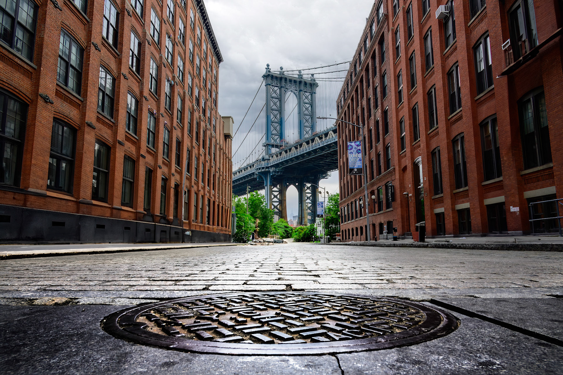 DUMBO Manhattan Bridge Gen Fiill Removed the Cars