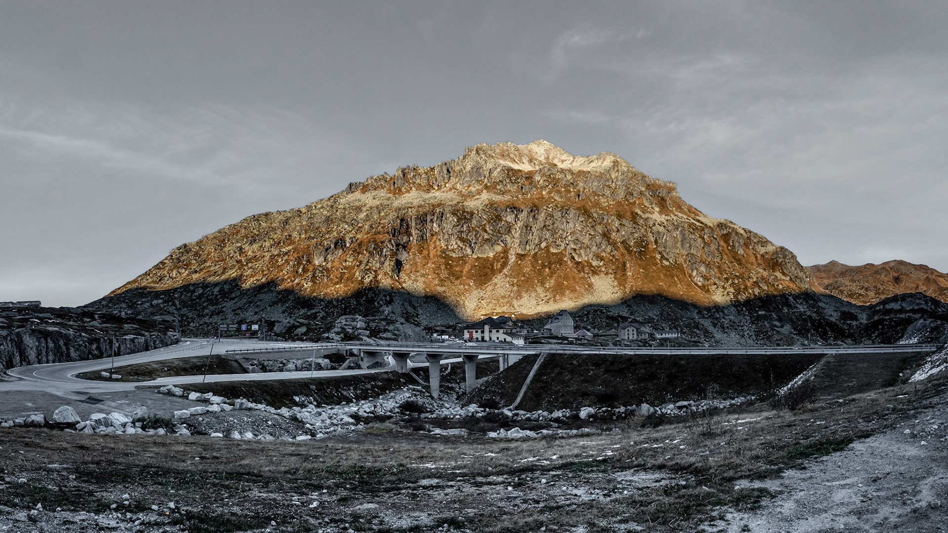 Panorama of the Gotthard Massif