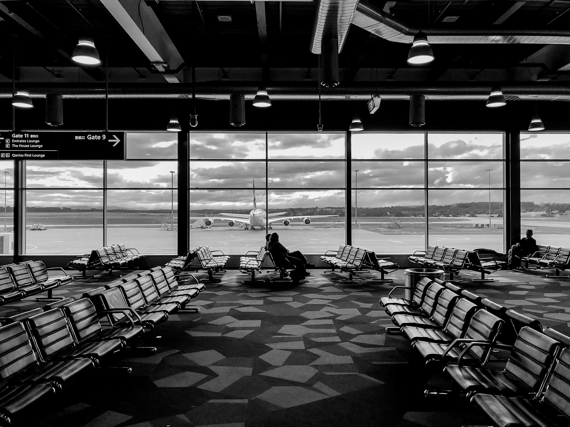 Waiting Area at Melbourne Airport