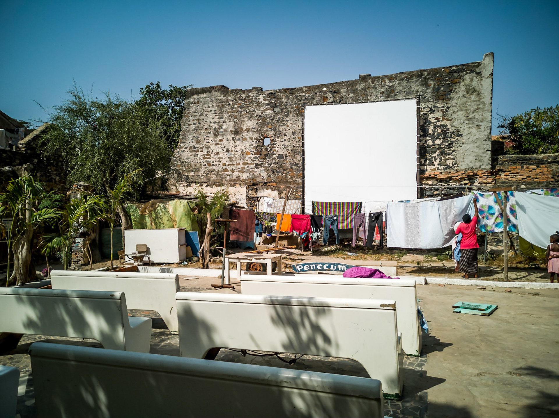 Kino auf der Île de Goree
