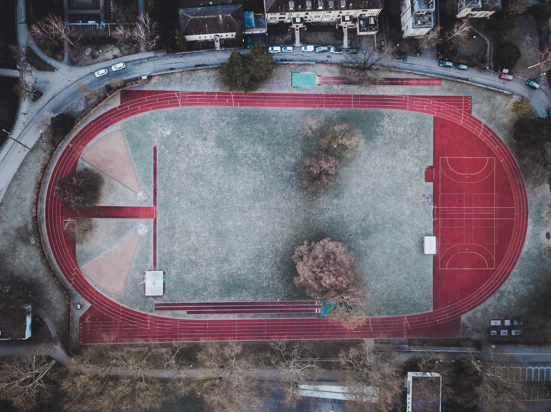 Sportplatz auf dem Munot in Schaffhausen