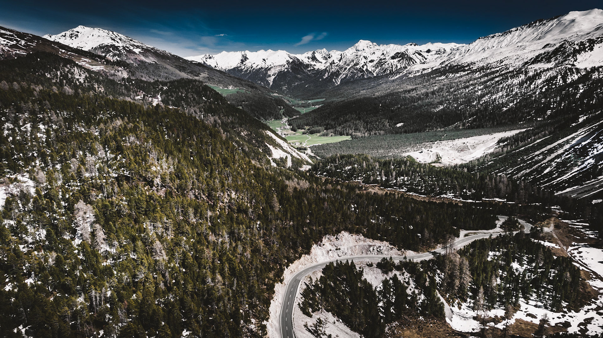 Ofen Pass in Spring
