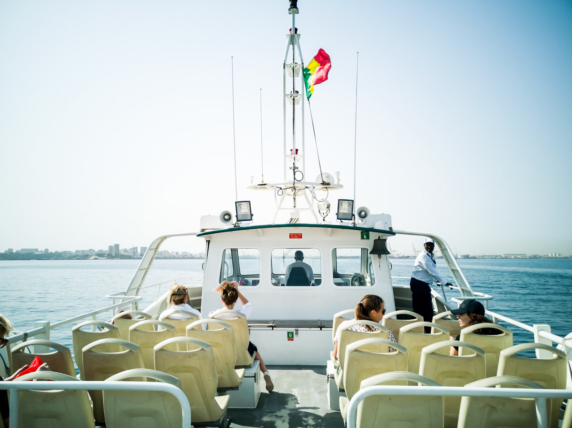 Boot zur Île de Goree