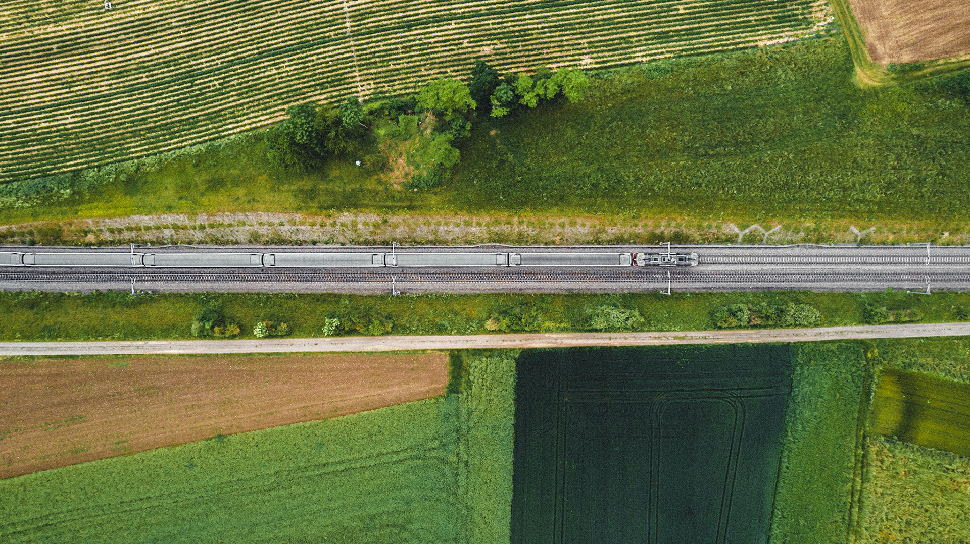 Intercity in the countryside