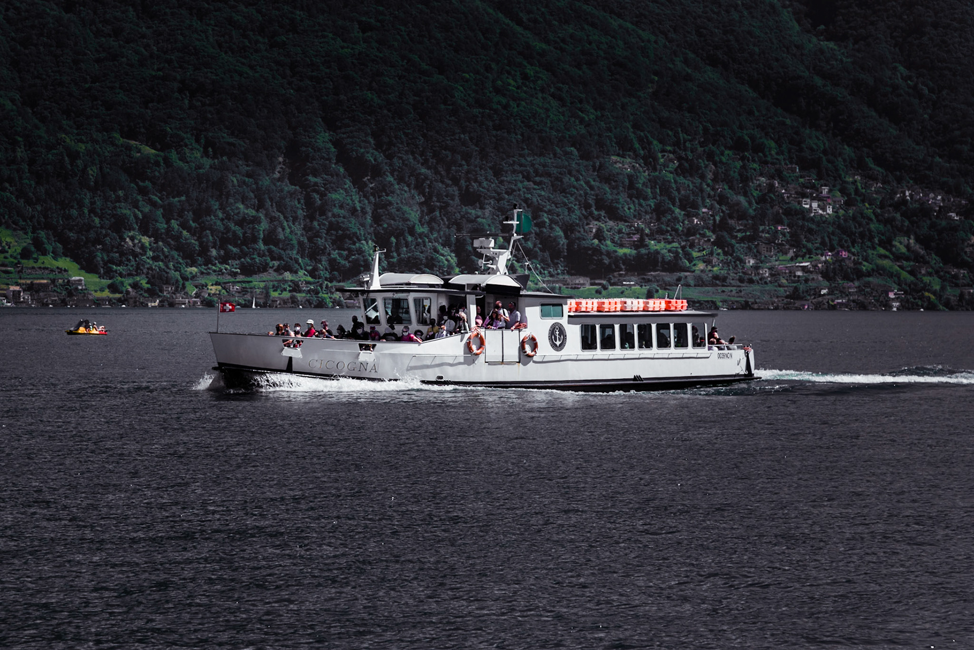 MS Cicogna auf dem Lago Maggiore