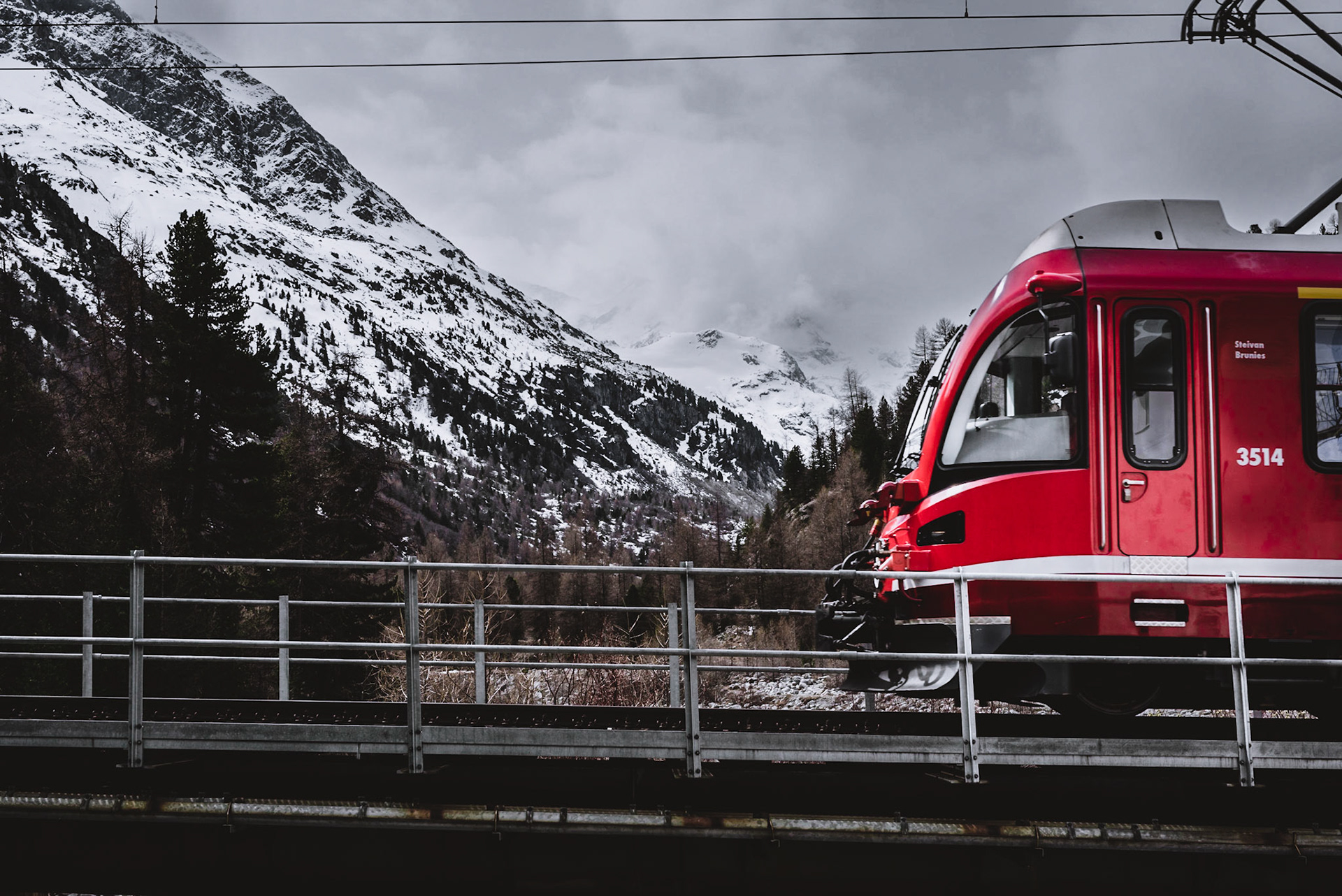 RhB Zug am Morteratsch