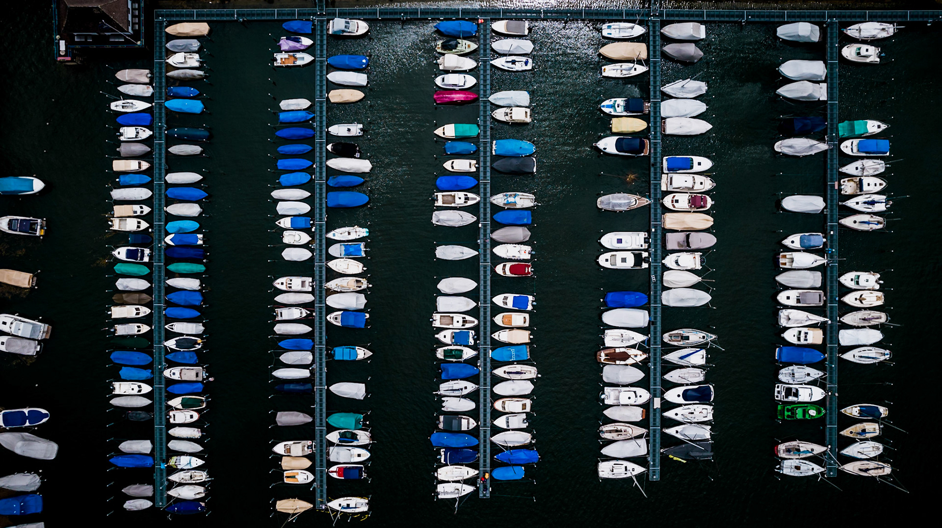 Harbour at the Bielersee
