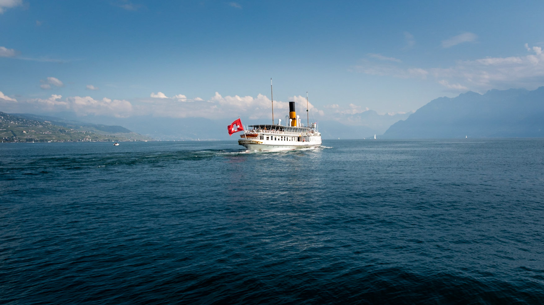 Steamboat La Suisse on the Lake Geneva