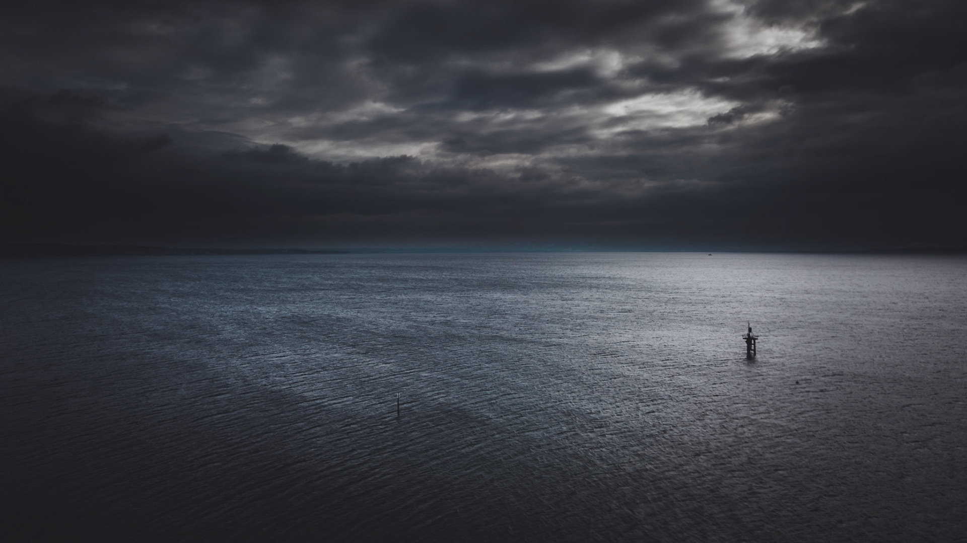 Clouds over Lake Constance