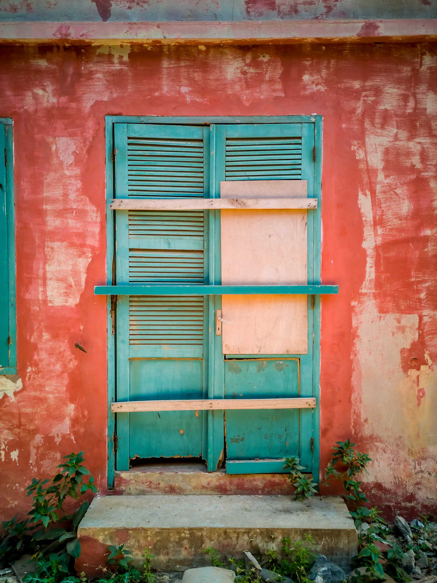 Tür auf der Île de Goree