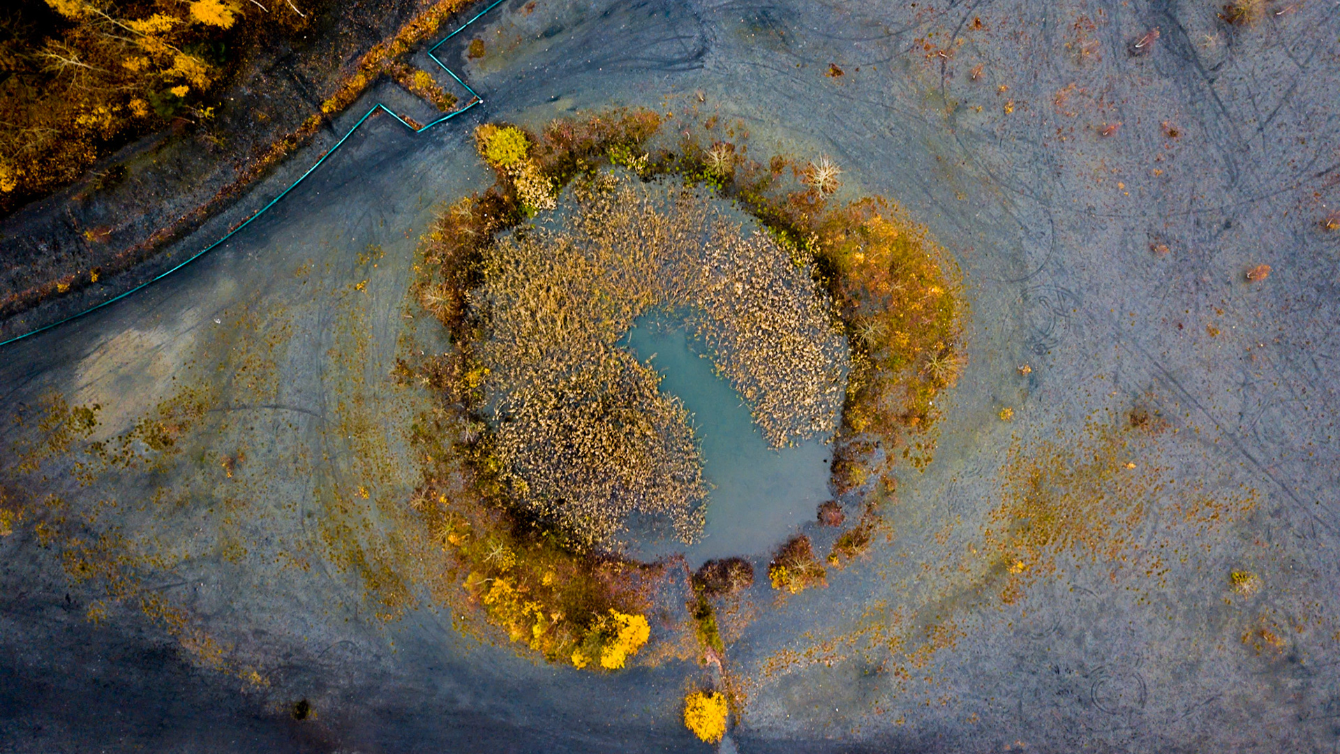 Himmelsauge auf der Halde Lydia