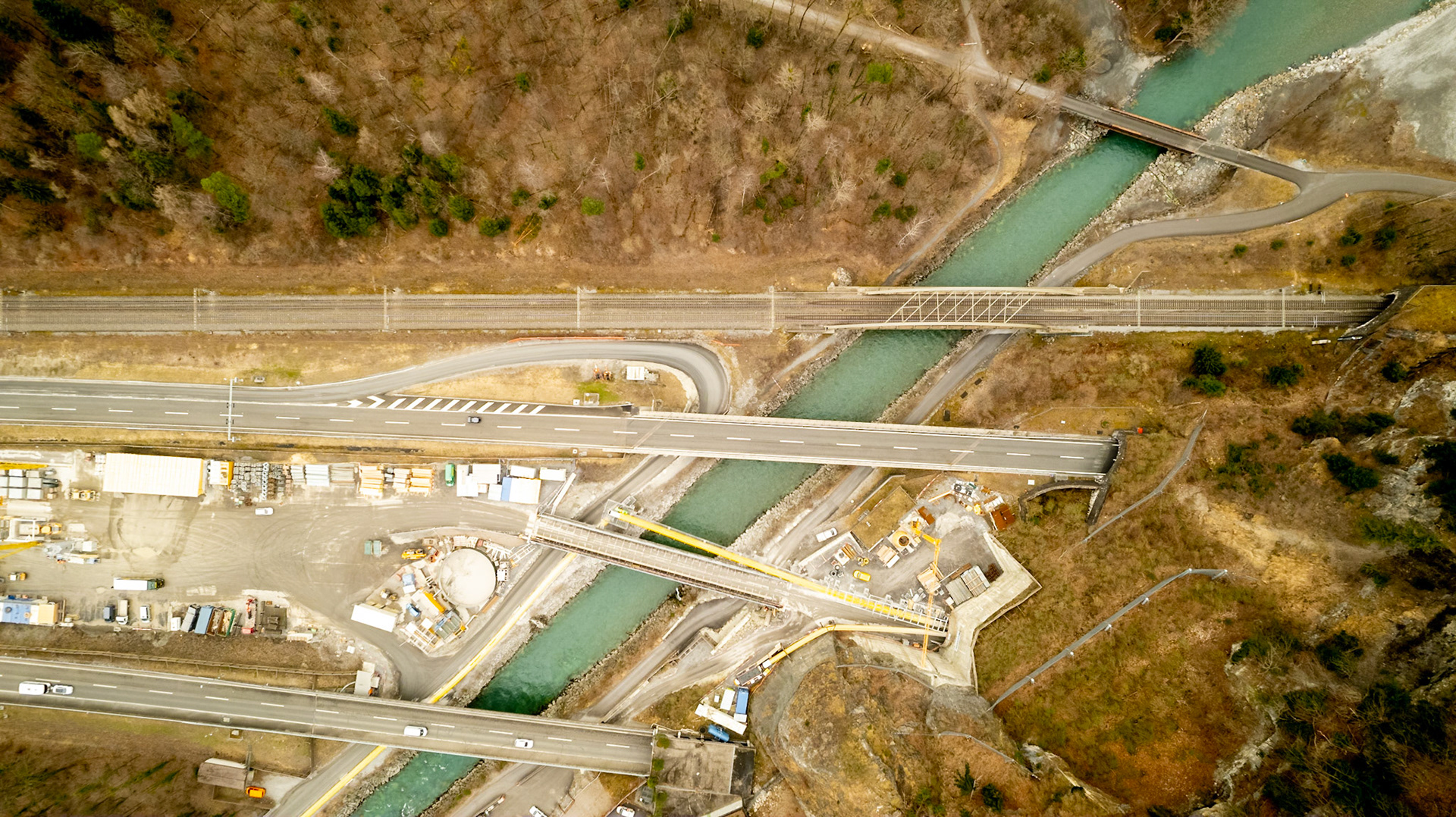 Brücken über die Linth am Walensee