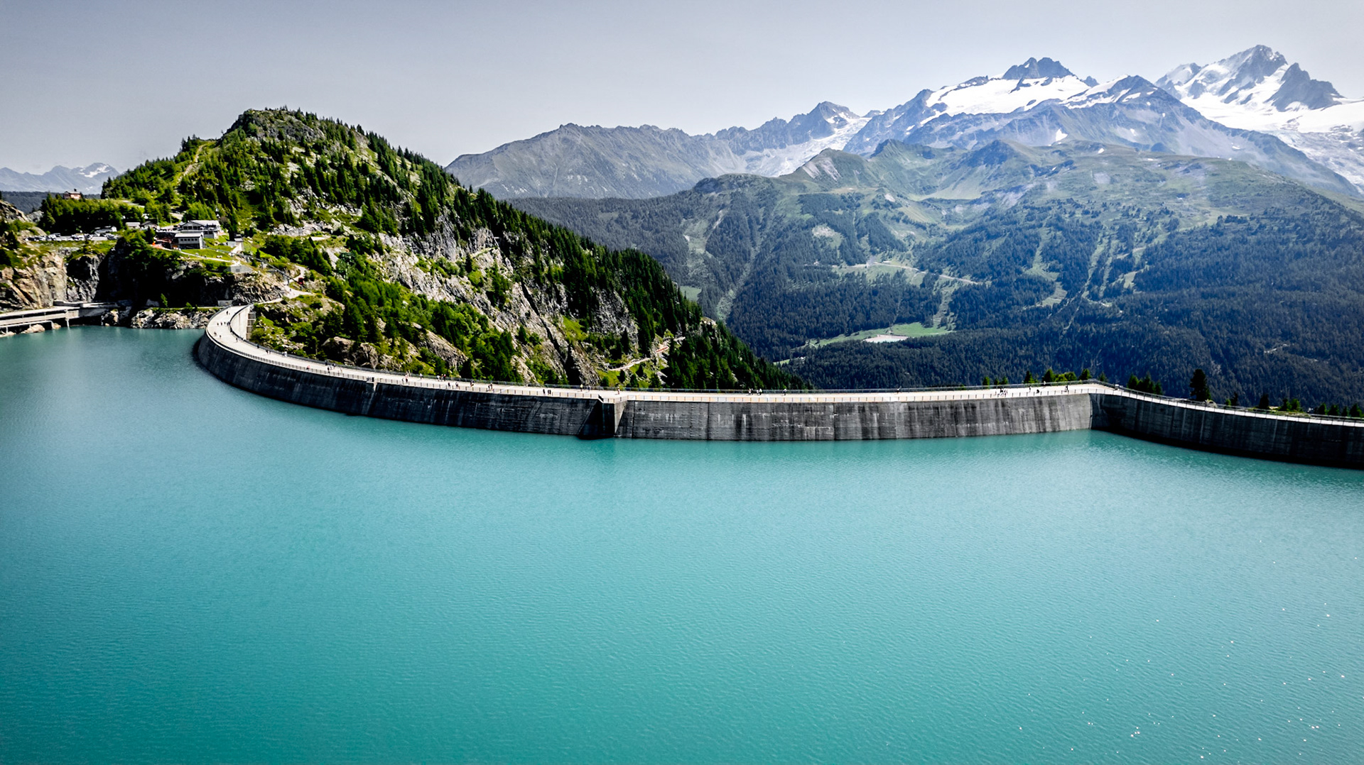 Staumauer des Lac d'Émosson