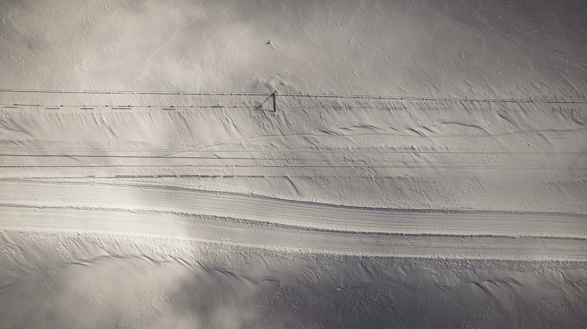 Piste und Schlepplift auf dem Kleinen Matterhorn