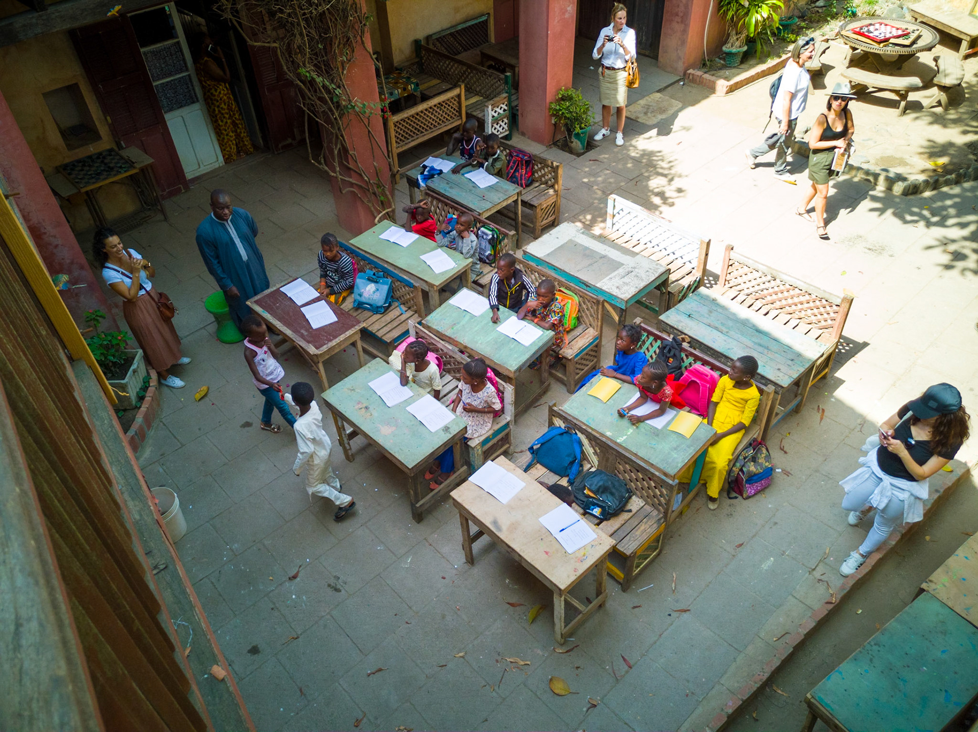 Schule auf der Île de Goree