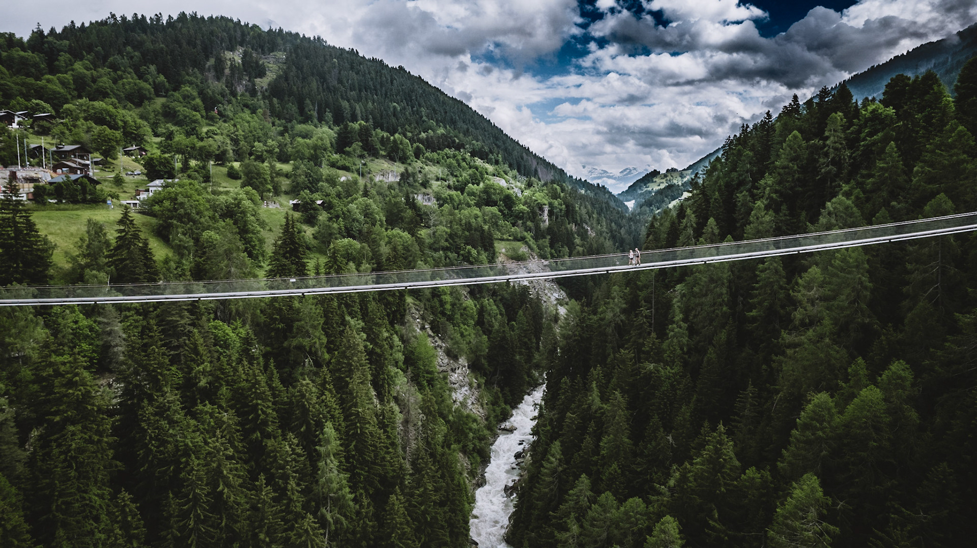 Suspension Bridge in Wallis