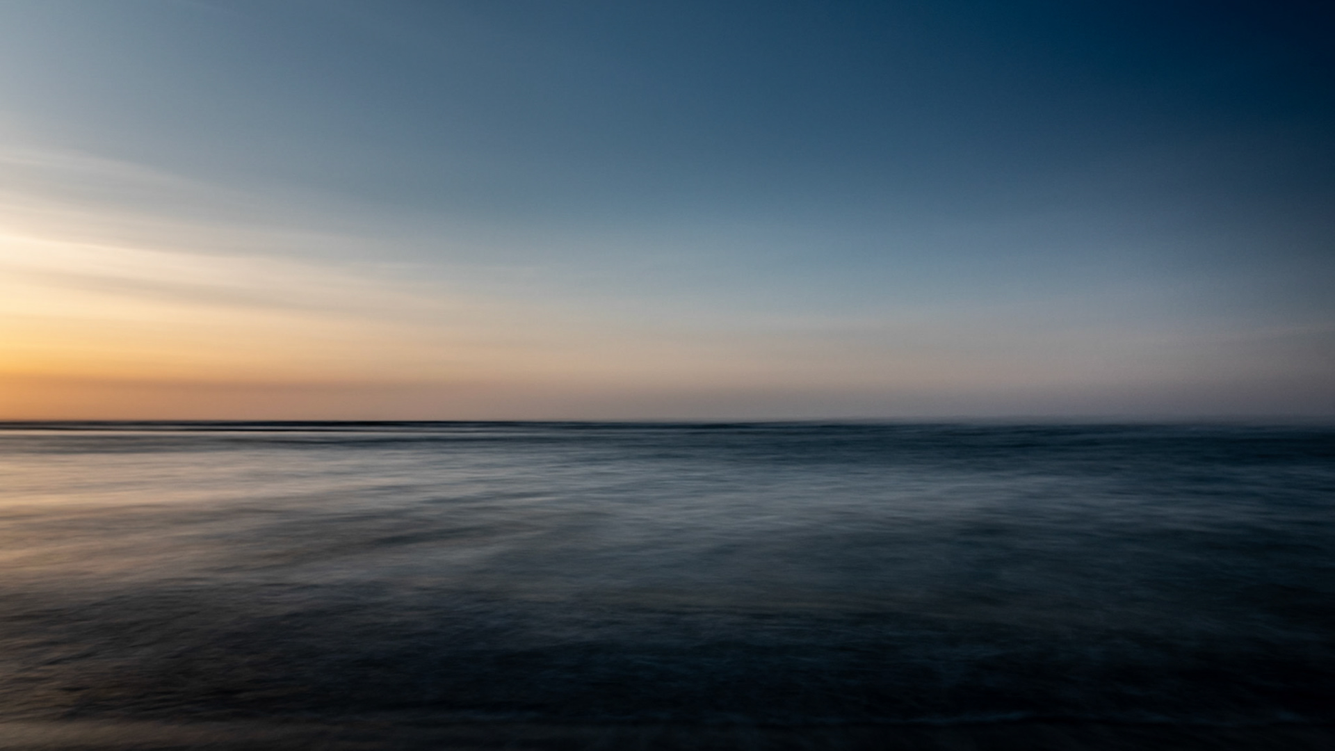 SUNDOWN AT THE SEA - JUIST