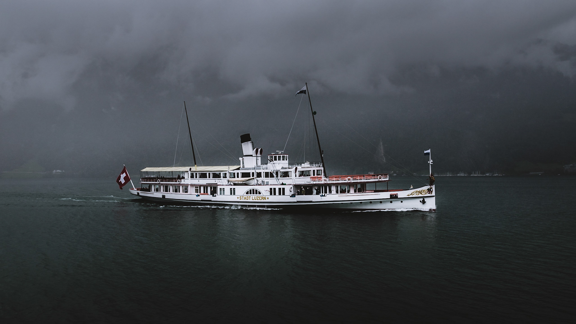 Steamboat Stadt Luzern on the Lake Lucerne